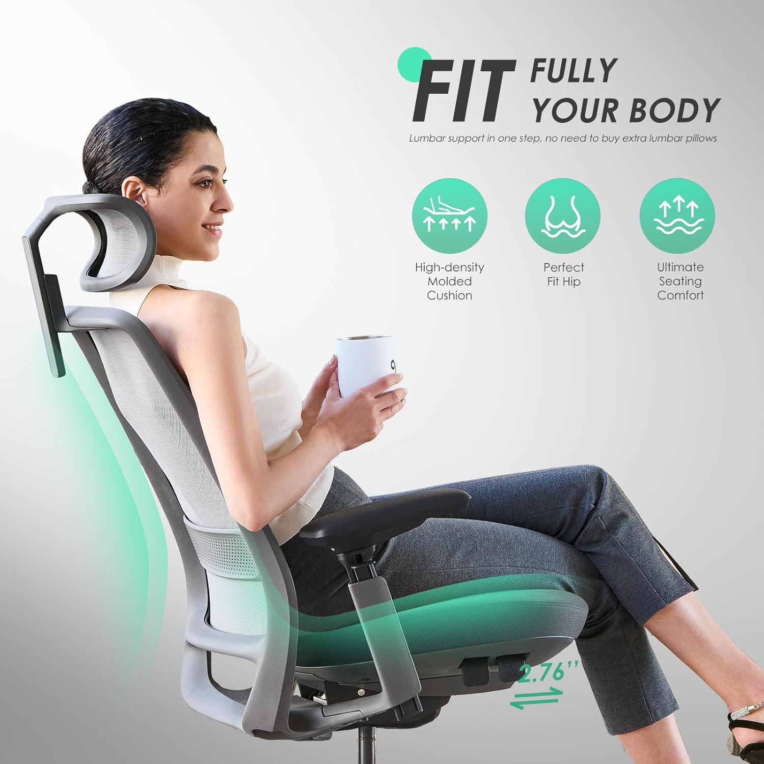 COLAMY Ergonomic Office Chair