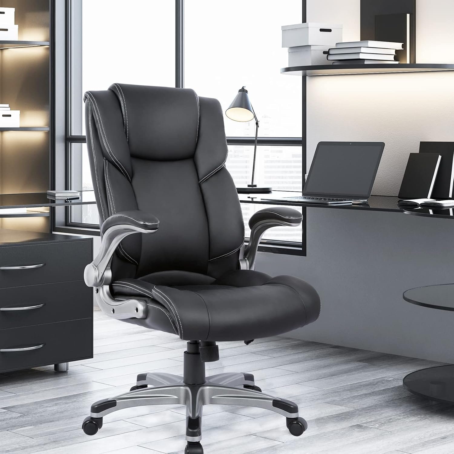 COLAMY Executive Leather Office Chair