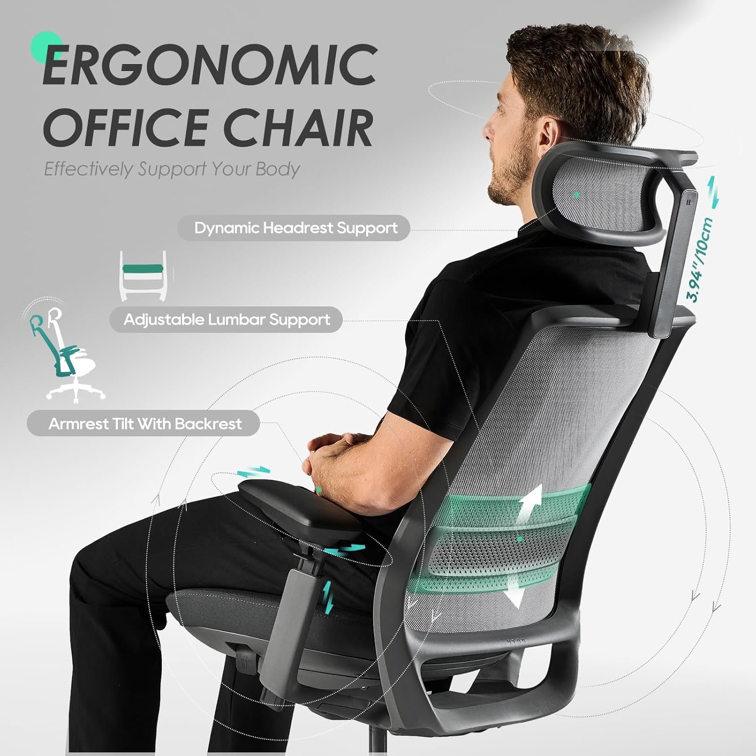COLAMY Ergonomic Office Chair