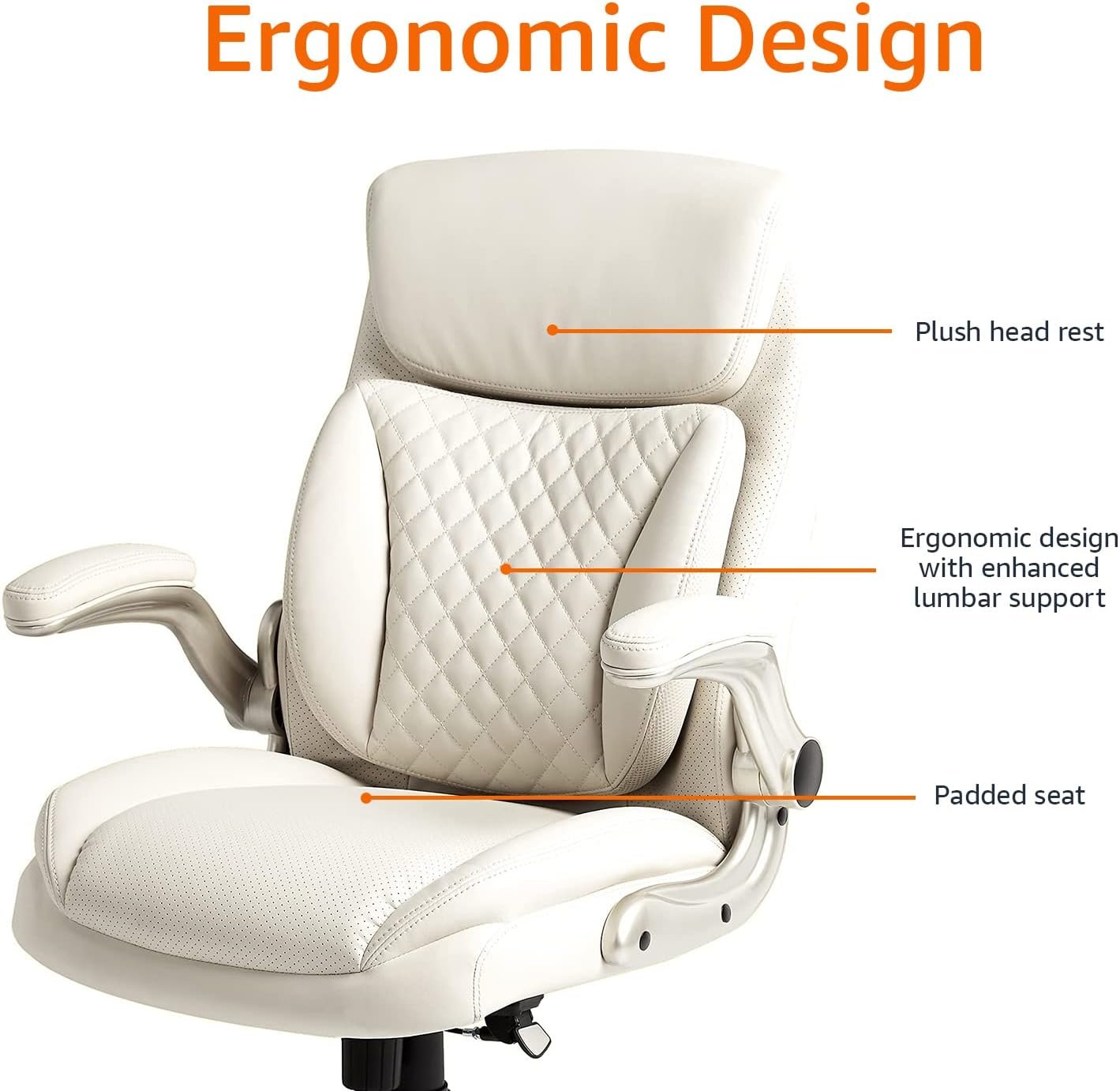 Amazon Basics Executive Ergonomic Office Desk Chair