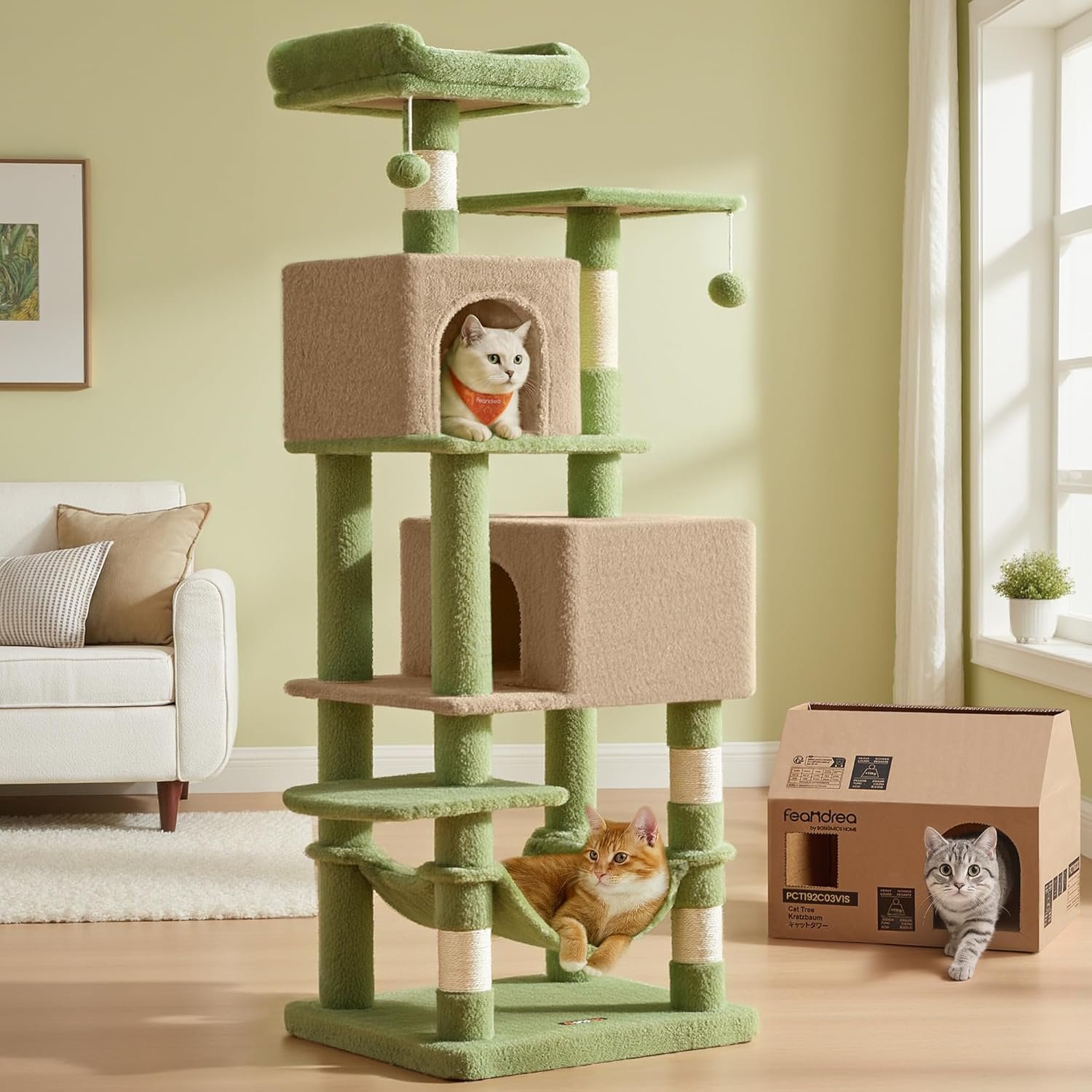 Feandrea 61-Inch Cat Condo Review