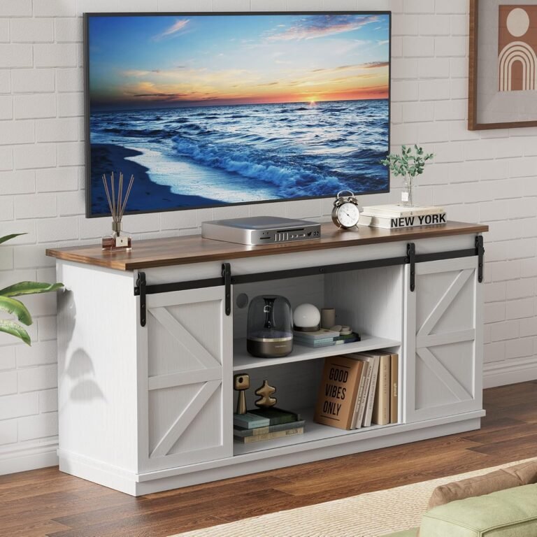 YESHOMY Farmhouse TV Stand