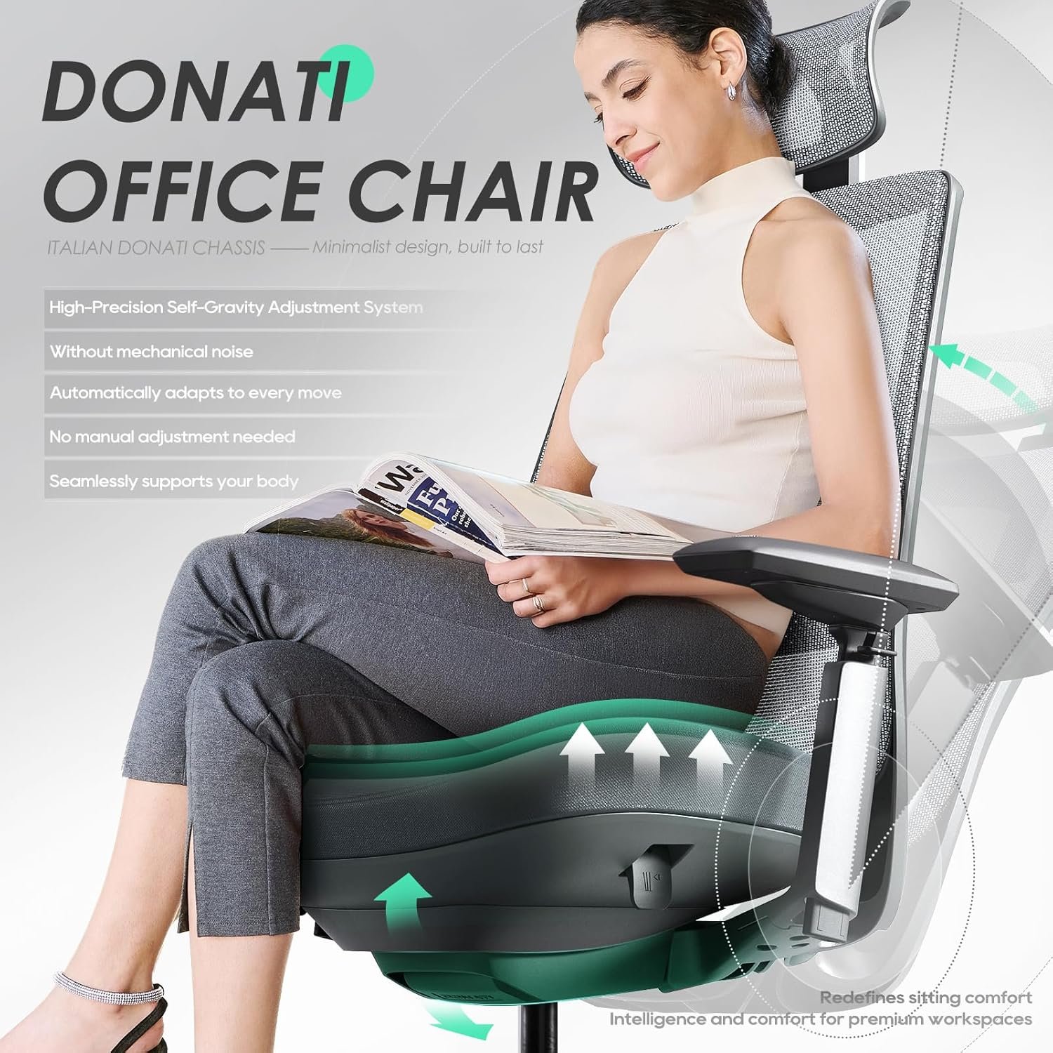 COLAMY Ergonomic Office Chair