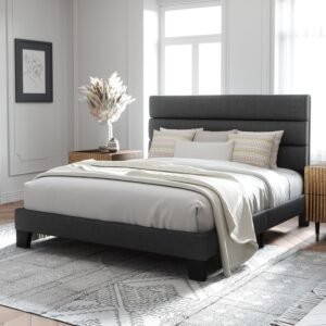 Allewie Upholstered Platform Bed Frame