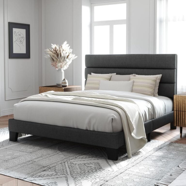 Allewie Upholstered Platform Bed Frame