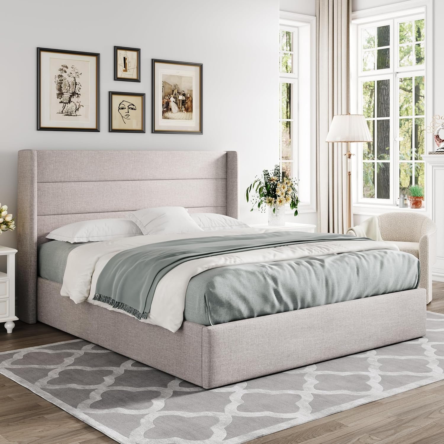 Allewie Lift-Up Storage Bed