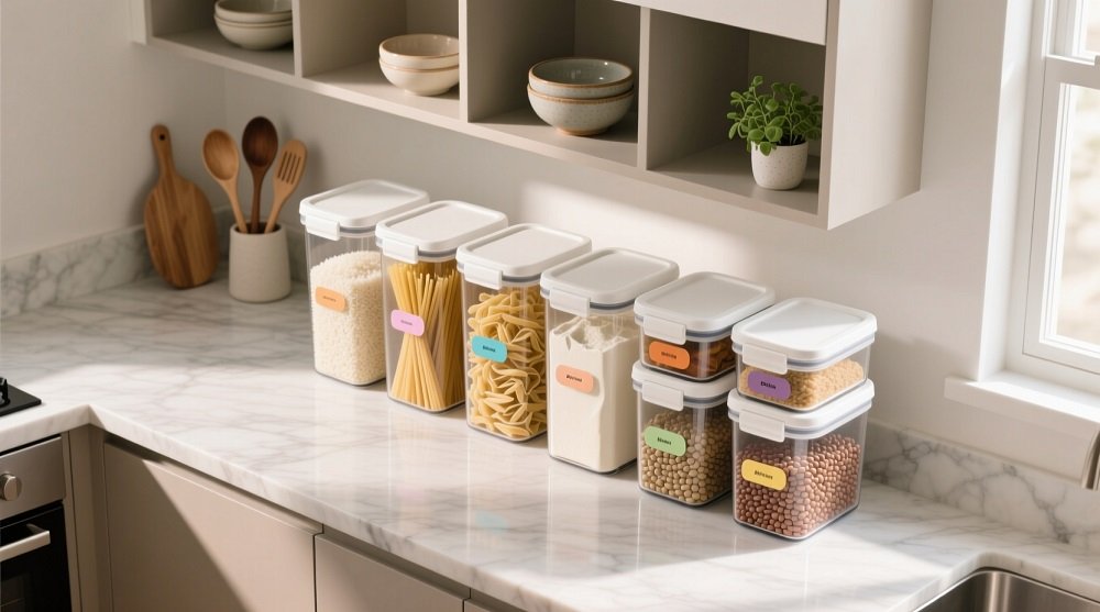 How to Organize a Small Kitchen in 2025: Smart Tricks to Maximize Space 6 Airtight Pantry Containers