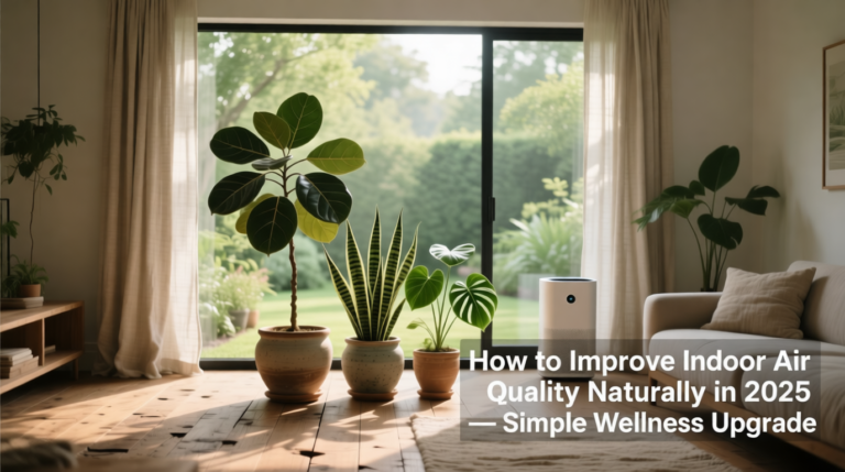 How to Improve Indoor Air Quality Naturally in 2025 - Simple Wellness Upgrade 4 How to Improve Indoor Air Quality Naturally in 2025 - Simple Wellness Upgrade