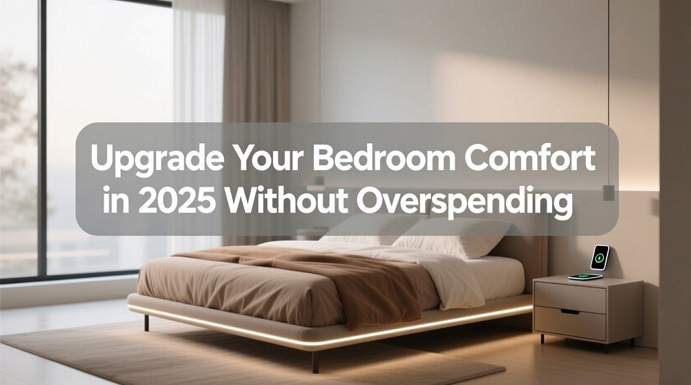 Upgrade Your Bedroom Comfort in 2025 Without Overspending 1 Upgrade Your Bedroom Comfort in 2025 Without Overspending