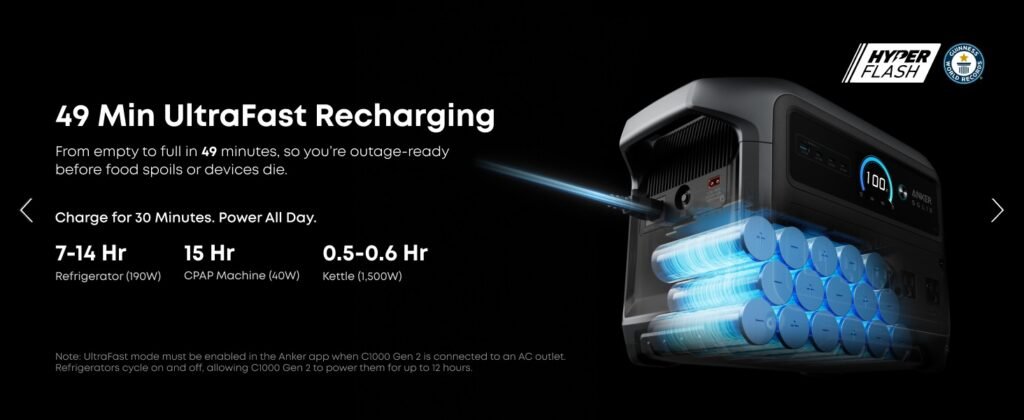 Anker SOLIX C1000 Portable Power Station