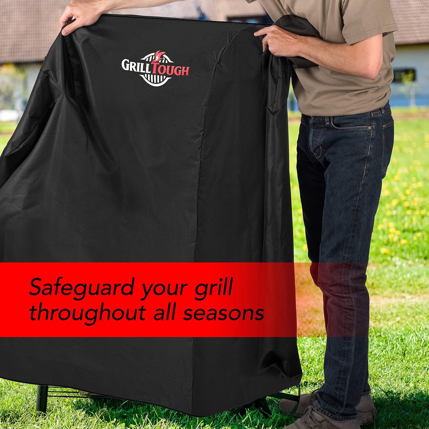 GrillTough Heavy Duty Smoker Cover
