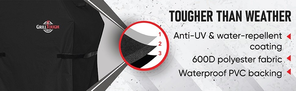 GrillTough Heavy Duty Smoker Cover 2 Furno Home